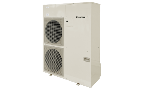 屋外型ノンフロン冷凍機のイメージです