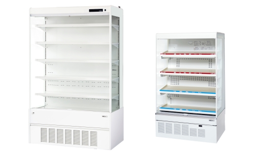 ショーケース：オープンタイプのイメージです