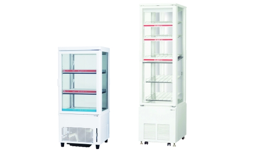 ショーケース：タテ型タイプのイメージです