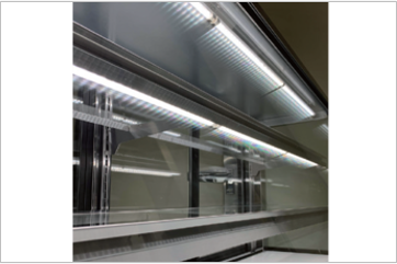 庫内に照明があるイメージです。