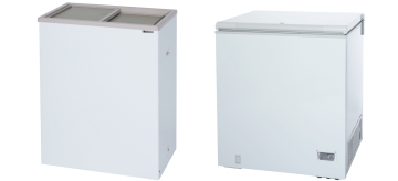 冷凍ストッカーが2つ並んでいるイメージです。